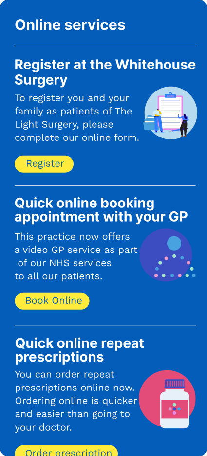 NHS patient mobile view
