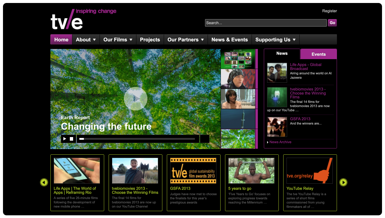 TVE website